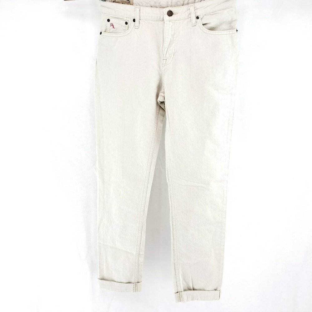 Ralph Lauren Girls Jeans Off White Size 20 Chinos